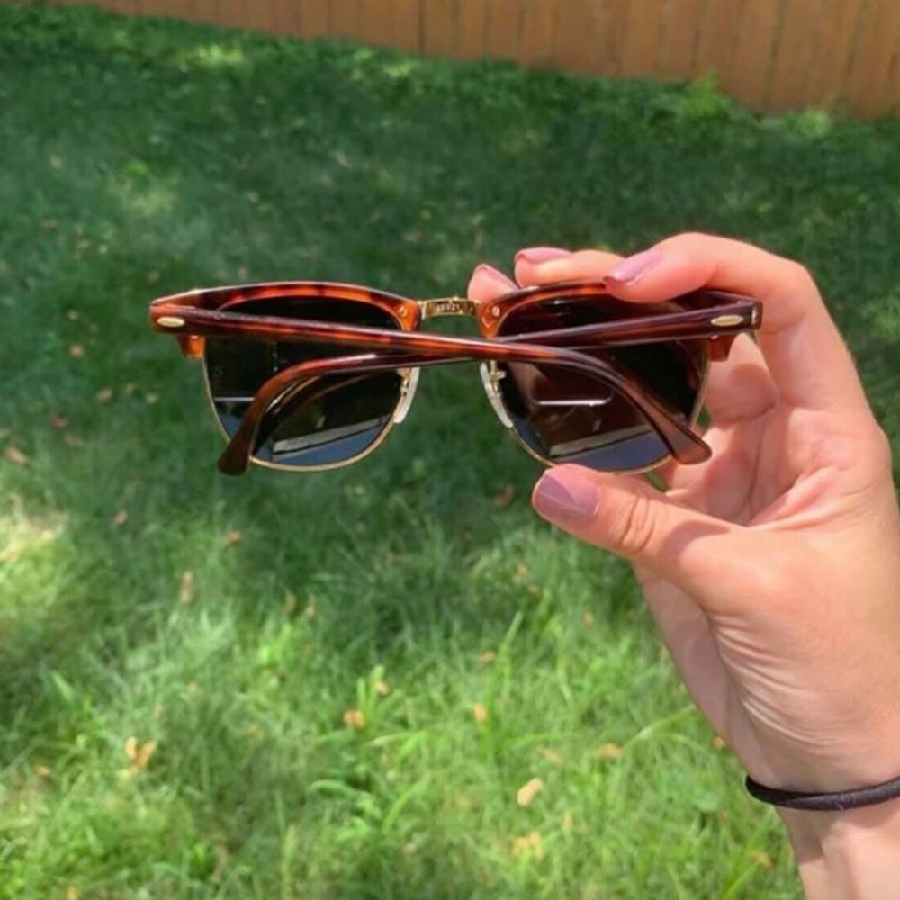 Tortoise shell Ray Ban Club Master - Picture 2 of 6